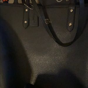 Coach tote bag with wristlet zipper
